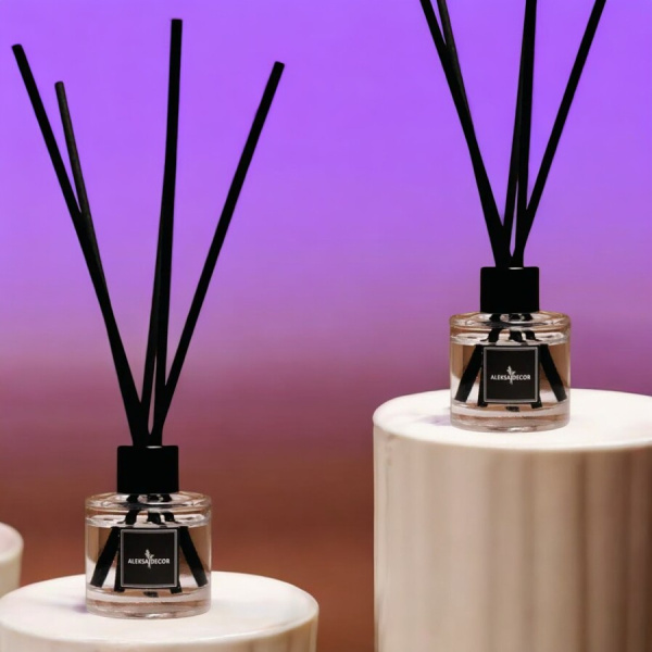 Аромадиффузор Classic с фибровыми палочками на 50 мл. / 500 ароматов только ДЛЯ ВАС